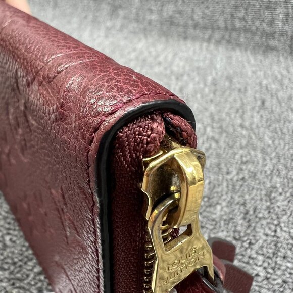Louis Vuitton LV Long Wallet Red Monogram Empreinte 375-081825 - Picture 4 of 12